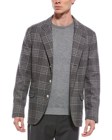 Brunello Cucinelli | Mens | Wool & Silk-Blend Jacket | Multi