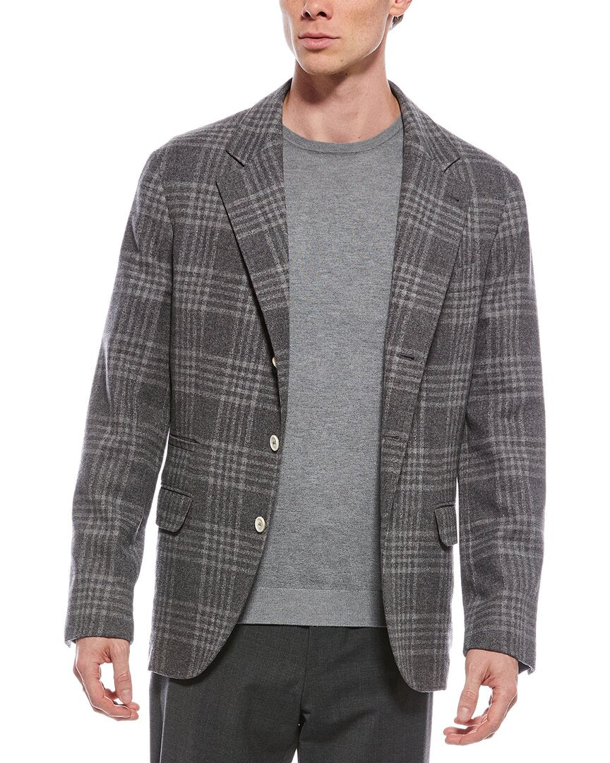Brunello Cucinelli | Mens | Wool & Silk-Blend Jacket | Multi