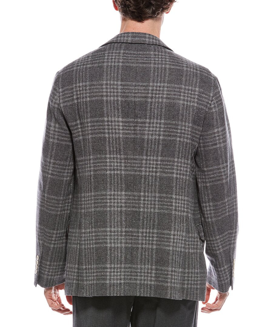Brunello Cucinelli | Mens | Wool & Silk-Blend Jacket | Multi