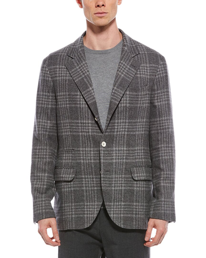 Brunello Cucinelli | Mens | Wool & Silk-Blend Jacket | Multi