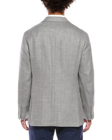 Brunello Cucinelli | Mens | Wool, Linen & Silk-Blend Blazer | Grey
