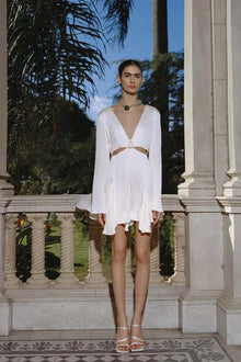 Manola Mini Dress | Coconut Cream