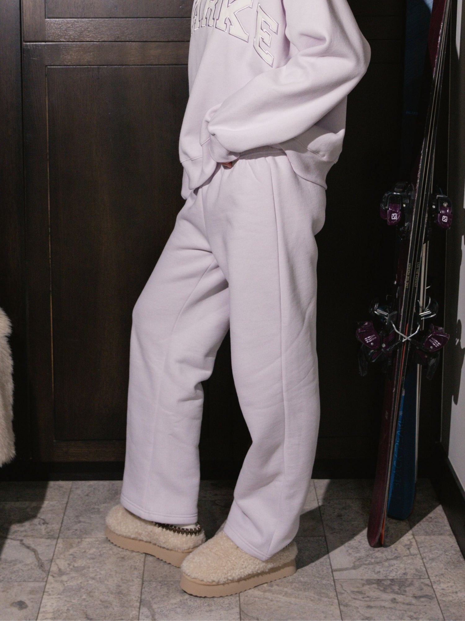 Boxer Sweatpants | Lilac