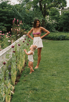 The Edie Bottom | Ischia Pink/Ivory Shine