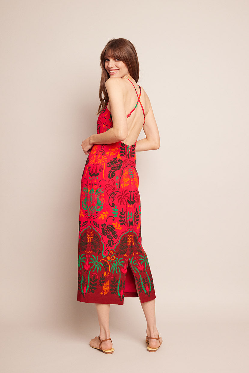 Dria Dress | Sanibel Island Pink