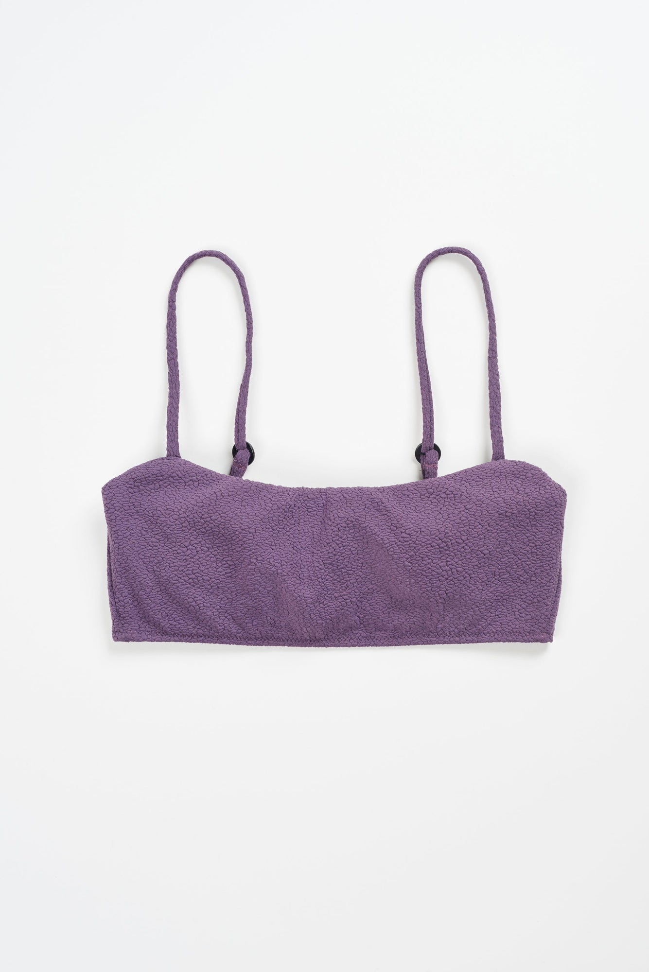 Boucle Hidden Underwire Bikini Top | Purple