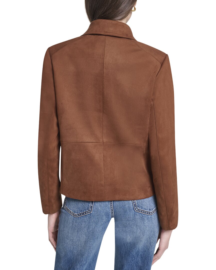 Cole Haan | Womens | Novelty Faux Suede Jacket | Brown