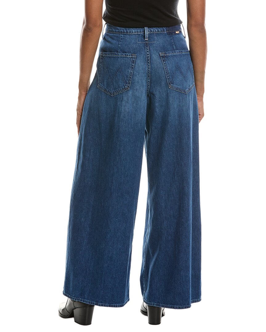 MOTHER | Womens | The Pleated Pouty Skimp Big Tipper Jean | Blue