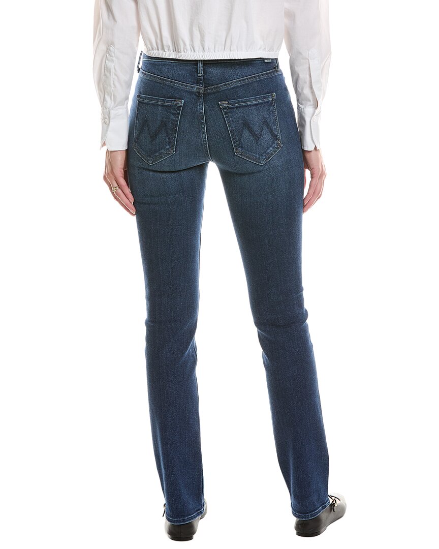 MOTHER | Womens | The Mid-Rise Dazzler Skimp One Last Shot Straight Jean | Blue