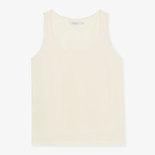 Packshot image of the Vicky Tank—Washable Silk in Pearl