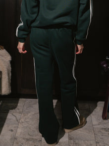 Sport Stripe Boxer Sweatpants | Forest