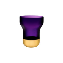 Contour Vase - Wide | Purple/Gold