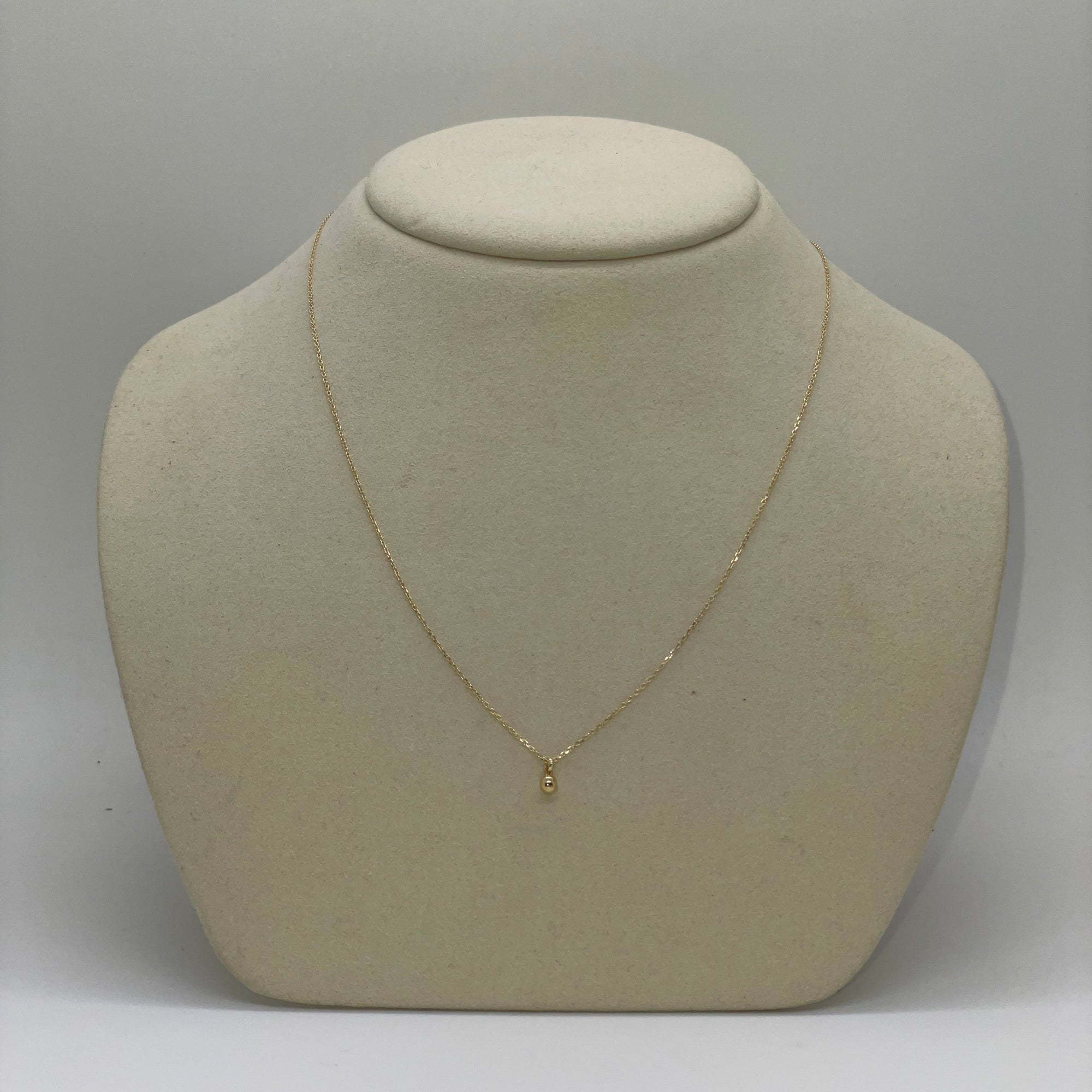 Ball Drop Necklace | 10K Yellow Gold