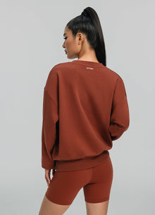 Everyday Active Sweatshirt | Rust Brown