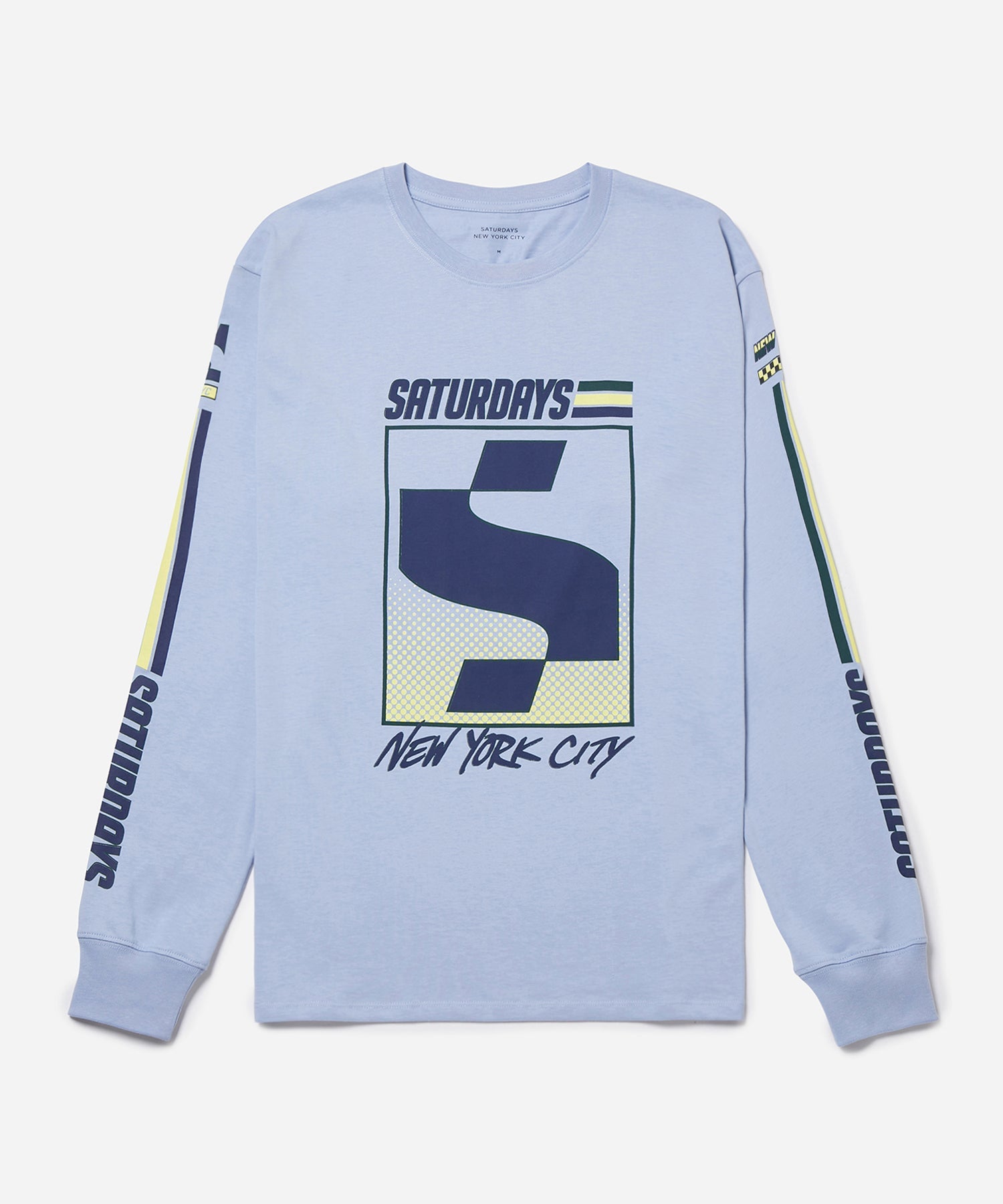 Forever Blue | S Block Standard LS Tee | Saturdays NYC