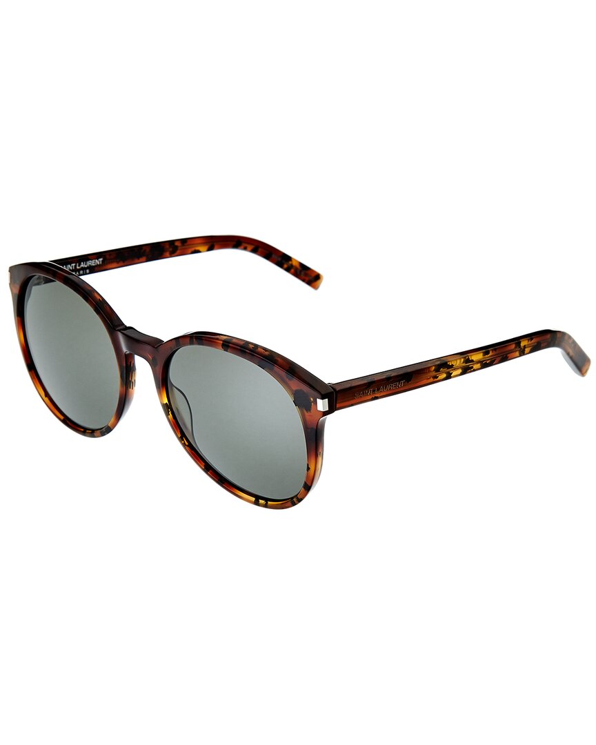 Saint Laurent | Womens | CLASSIC6-30000165009 54mm Sunglasses | Avana Grey | Grey Lenses