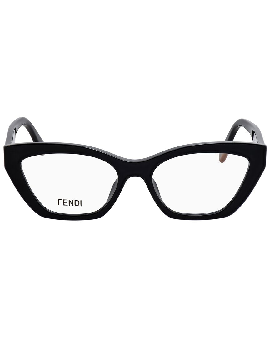 FENDI | Unisex | Fendi Way 54mm Optical Frames | Black | Clear Lens