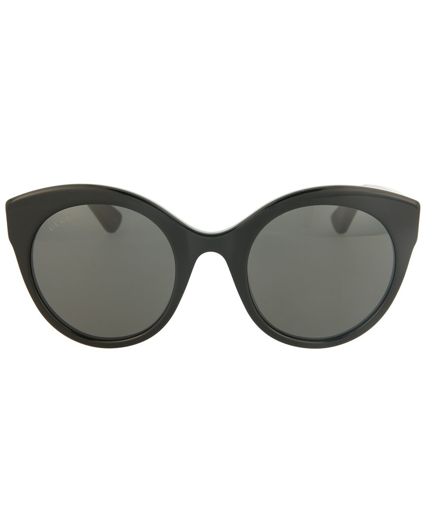 Gucci | Womens | GG0028S Sunglasses | Black | Black Lens