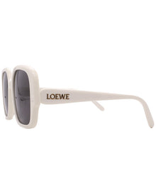 Loewe | Womens | LW40134U 54mm Sunglasses | Ivory | Grey Lens