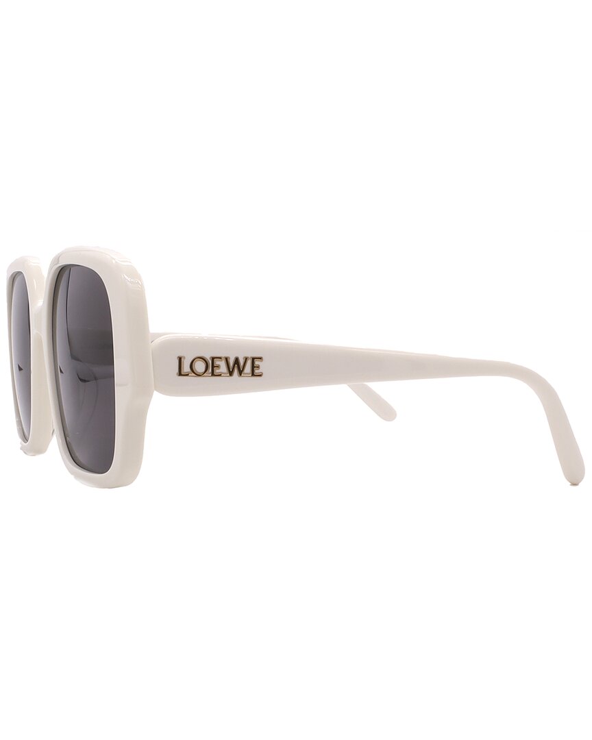 Loewe | Womens | LW40134U 54mm Sunglasses | Ivory | Grey Lens