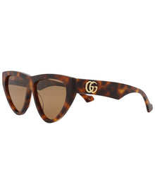 Gucci | Womens | GG1333S 58mm Sunglasses | Tortoiseshell | Brown Lens