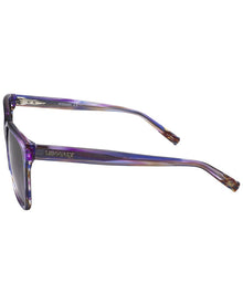 Missoni | Unisex | 56mm Sunglasses | Purple/Blue Multi | Smoke Gradient Lens