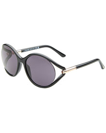 Tom Ford | Womens | 1090 59mm Sunglasses | Shiny Black | Smoke Lens