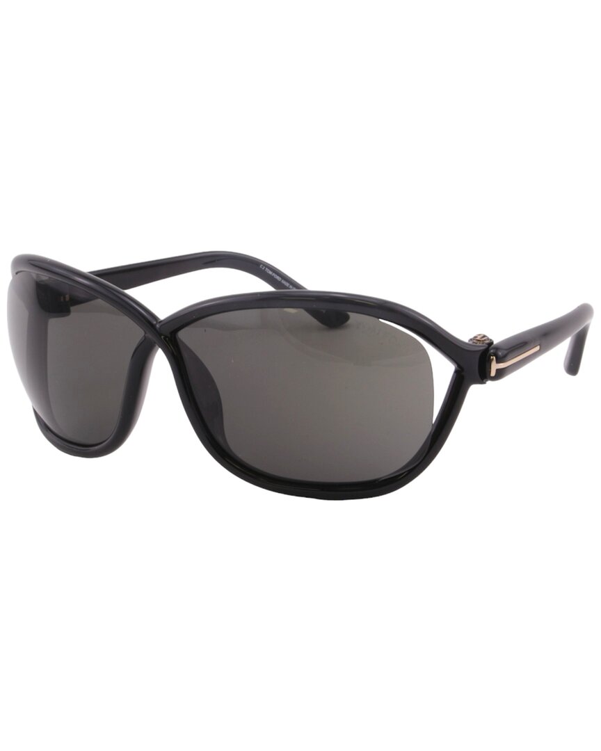 Tom Ford | Womens | Fernanda 68mm Sunglasses - I | Black | Grey Lens