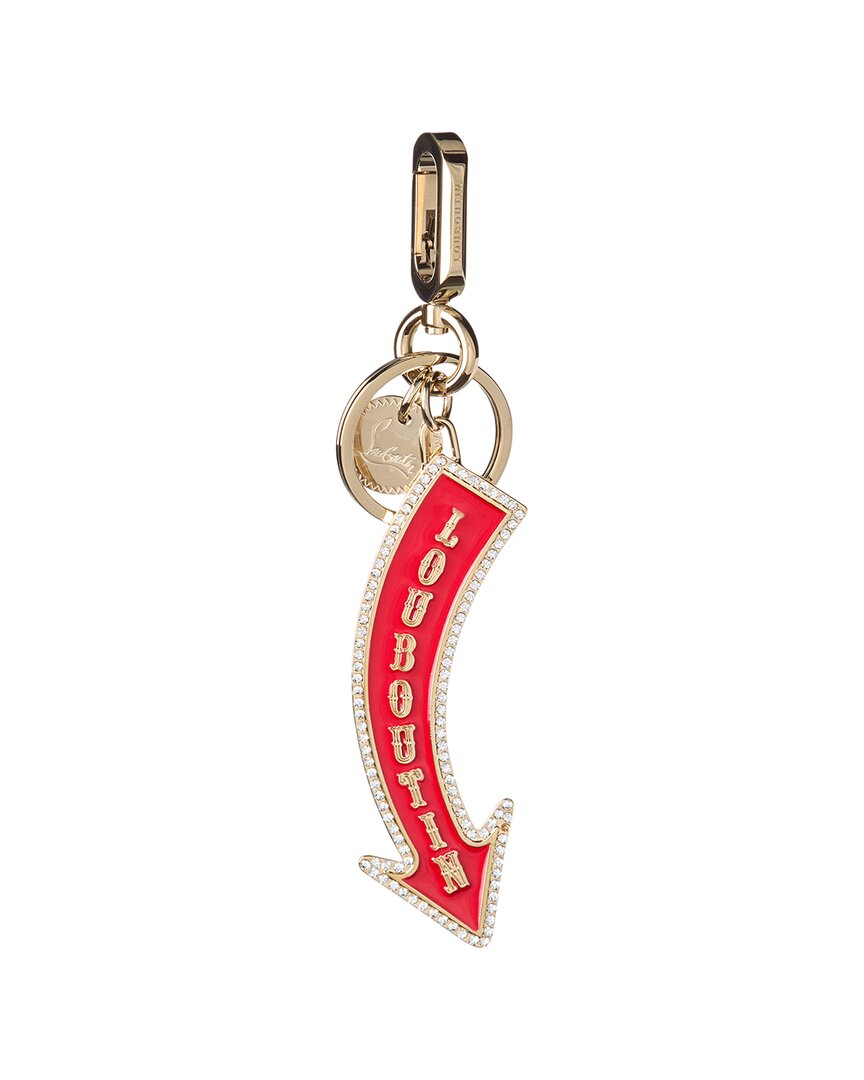 Christian Louboutin | Womens | Loubi Keyring | Gold