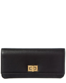 FENDI | Womens | Way Leather Continental Wallet | Black