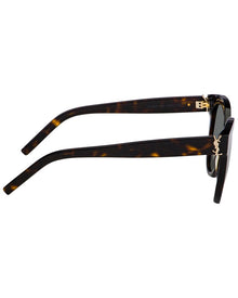 Saint Laurent | Unisex | SLM29 52mm Sunglasses | Havana | Grey Lens