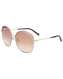 Missoni | Womens | Fashion 59mm Sunglasses | Silver | Brown Lens
