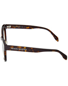 Alexander McQueen | Unisex | AM0304SK 54mm Sunglasses | Brown | Brown Lens