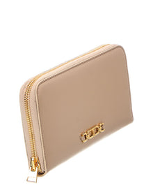 Tom Ford | Womens | Palmellato Leather Zip Around Wallet | Beige