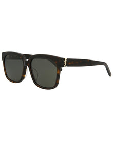 Saint Laurent | Womens | SLM40FN 55mm Sunglasses | Havana Grey | Grey Lens