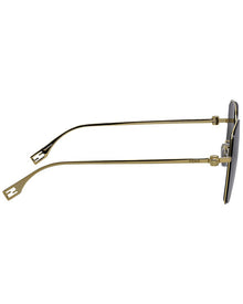 FENDI | Womens | FE40123 55mm Sunglasses | Gold | Grey Lens