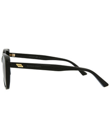 Bottega Veneta | Womens | 55mm Sunglasses | Black/Grey | Grey Lens
