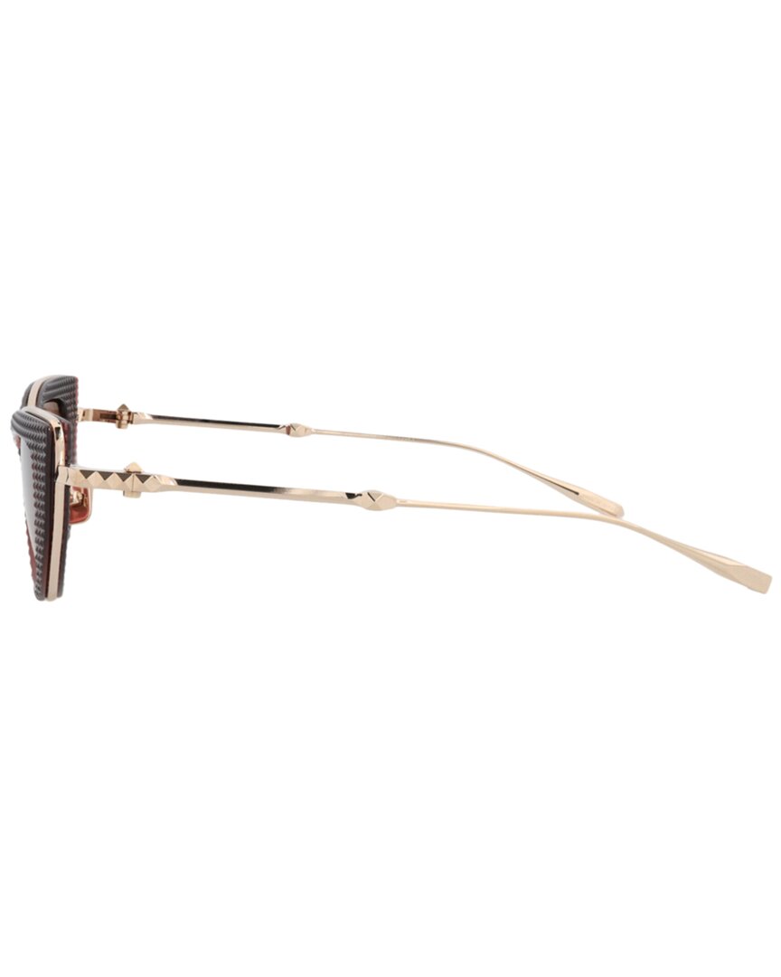 Valentino | Womens | VLS-102C50 50mm Sunglasses | Bordeaux | Rose Lens