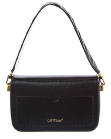 Off-White | Womens | Binder Medium Leather Clutch | Black