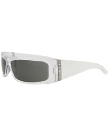 Gucci | Mens | GG1492S 64mm Sunglasses | Shiny Crystal | Grey Tinted Lens