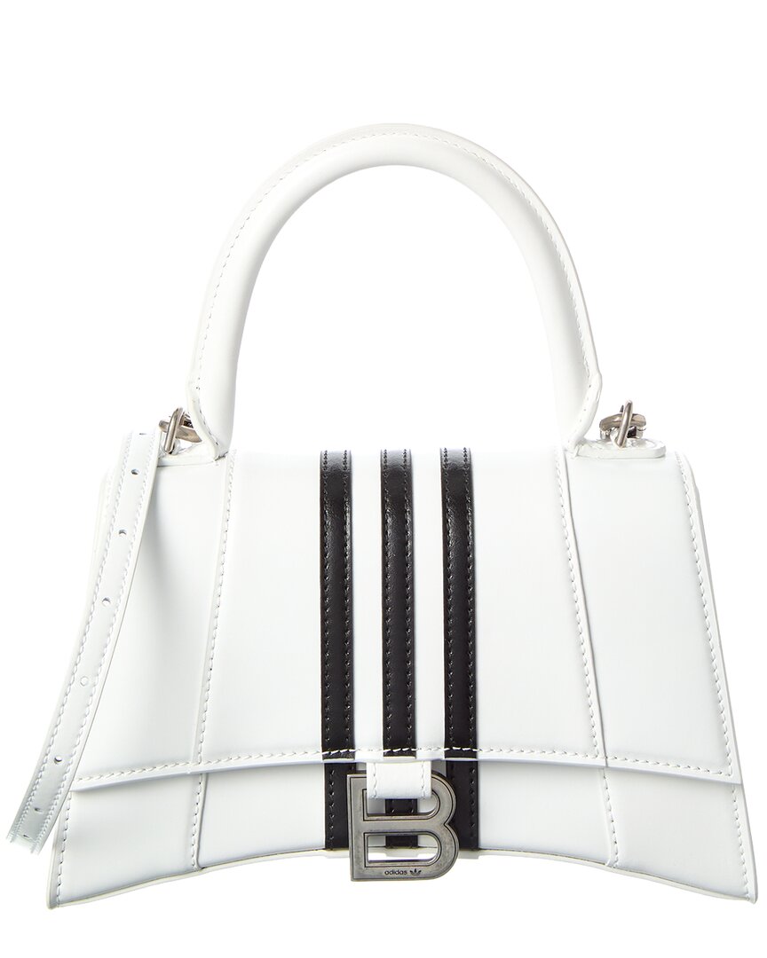 Balenciaga | Womens | x adidas Leather Shoulder Bag | White