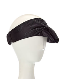 Jimmy Choo | Womens | Logo Silk Hair Band | Black