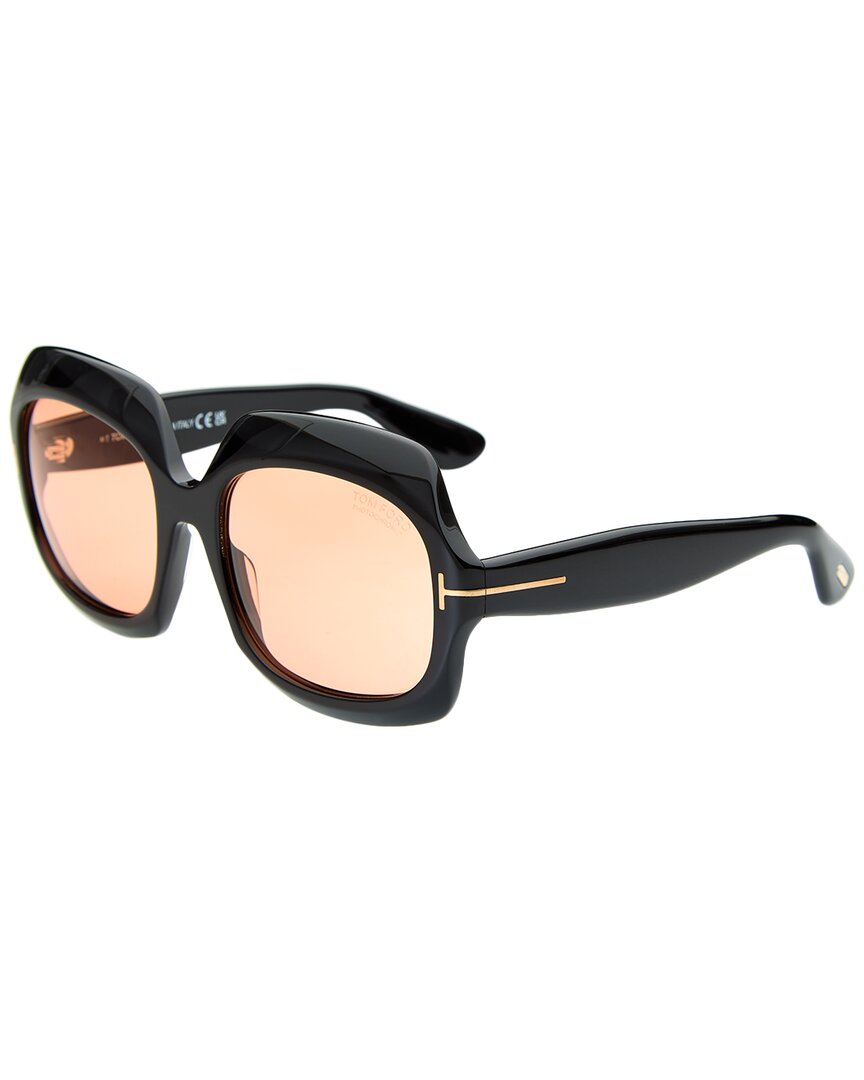 Tom Ford | Womens | Ren 60mm Sunglasses | Black | Brown Lens