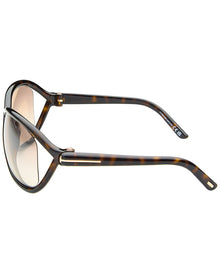 Tom Ford | Womens | Fernanda 68mm Sunglasses | Dark Havana | Brown Mirrored Lens