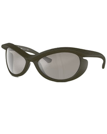 Burberry | Unisex | 0BE4428U Sunglasses | Green | Light Grey Mirrored Lens