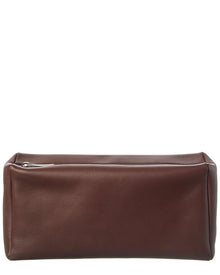 The Row | Womens | Leather Clutch - Small | Brown