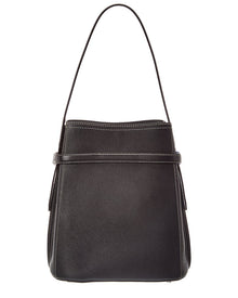 TOTEME | Womens | Belted Leather Bucket Bag | Black