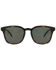 Saint Laurent | Unisex | 54mm Sunglasses | Shiny Dark Havana | Grey Tinted Lens