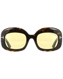 Tom Ford | Womens | FT1219 53mm Sunglasses | Dark Havana | Brown Lens
