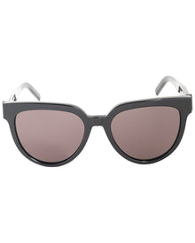 Saint Laurent | Womens | SL M28 54mm Sunglasses | Black | Dark Grey Tinted Lens